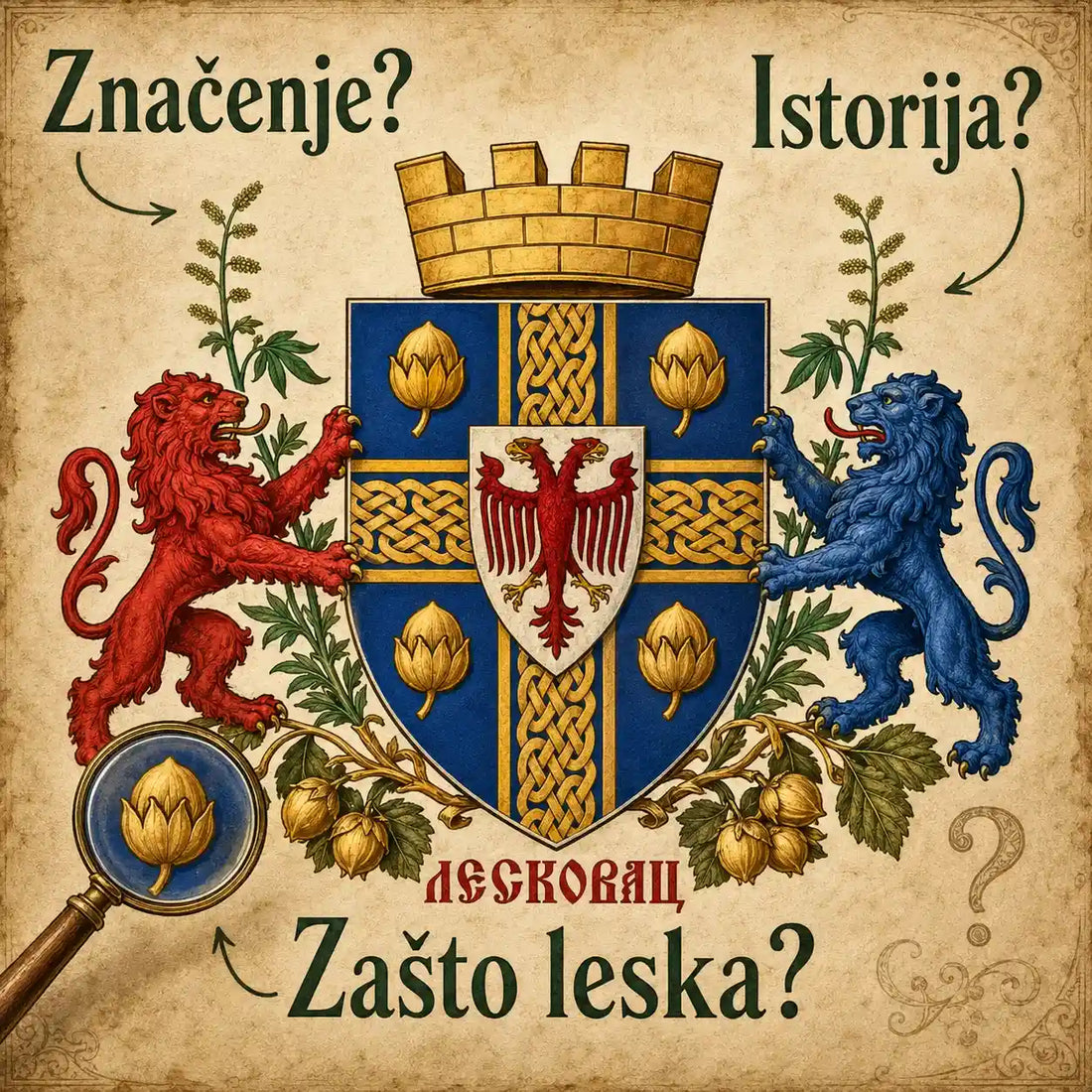 Grb grada Leskovca - istorija, značenje i simbolika