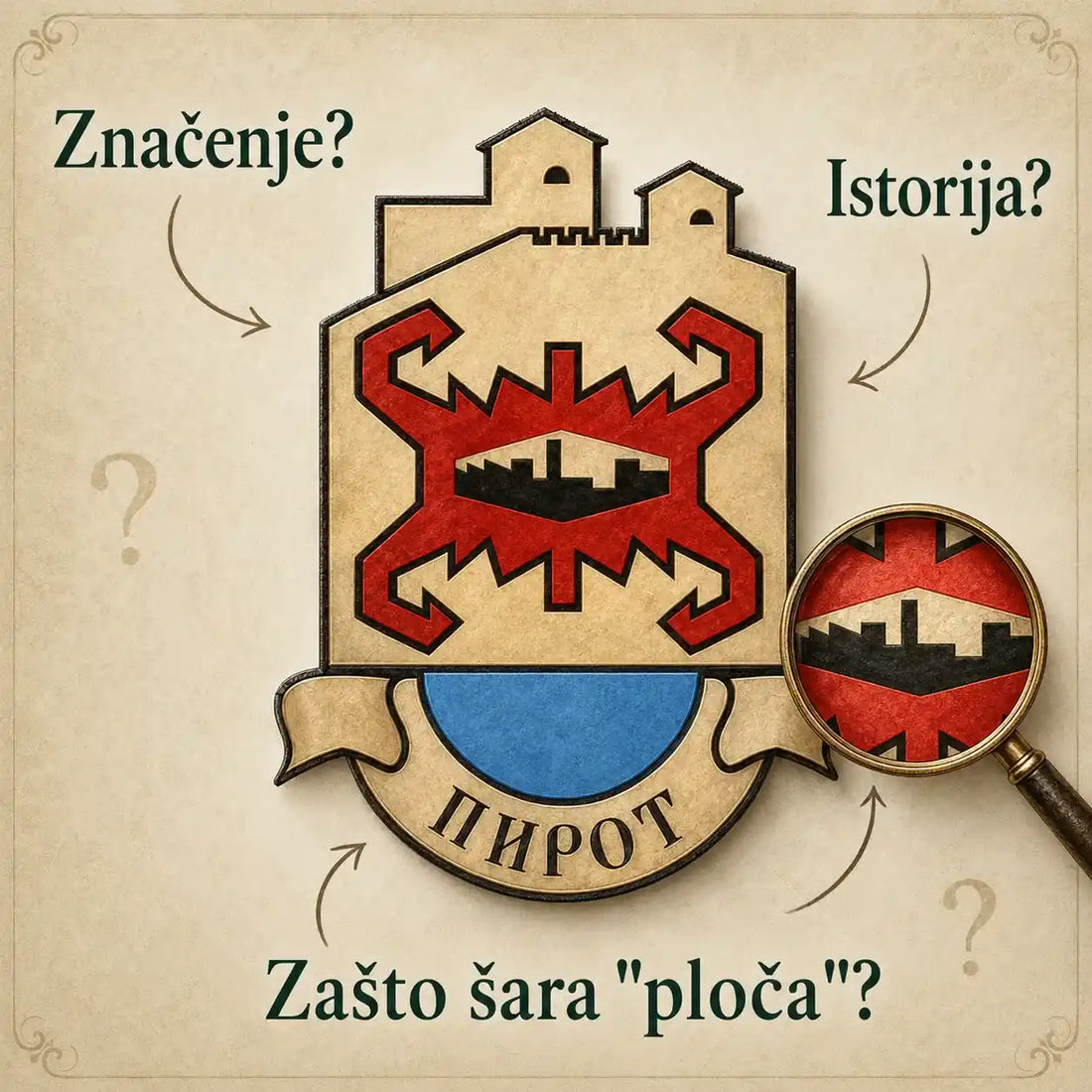 Grb grada Pirota - istorija, značenje i simbolika
