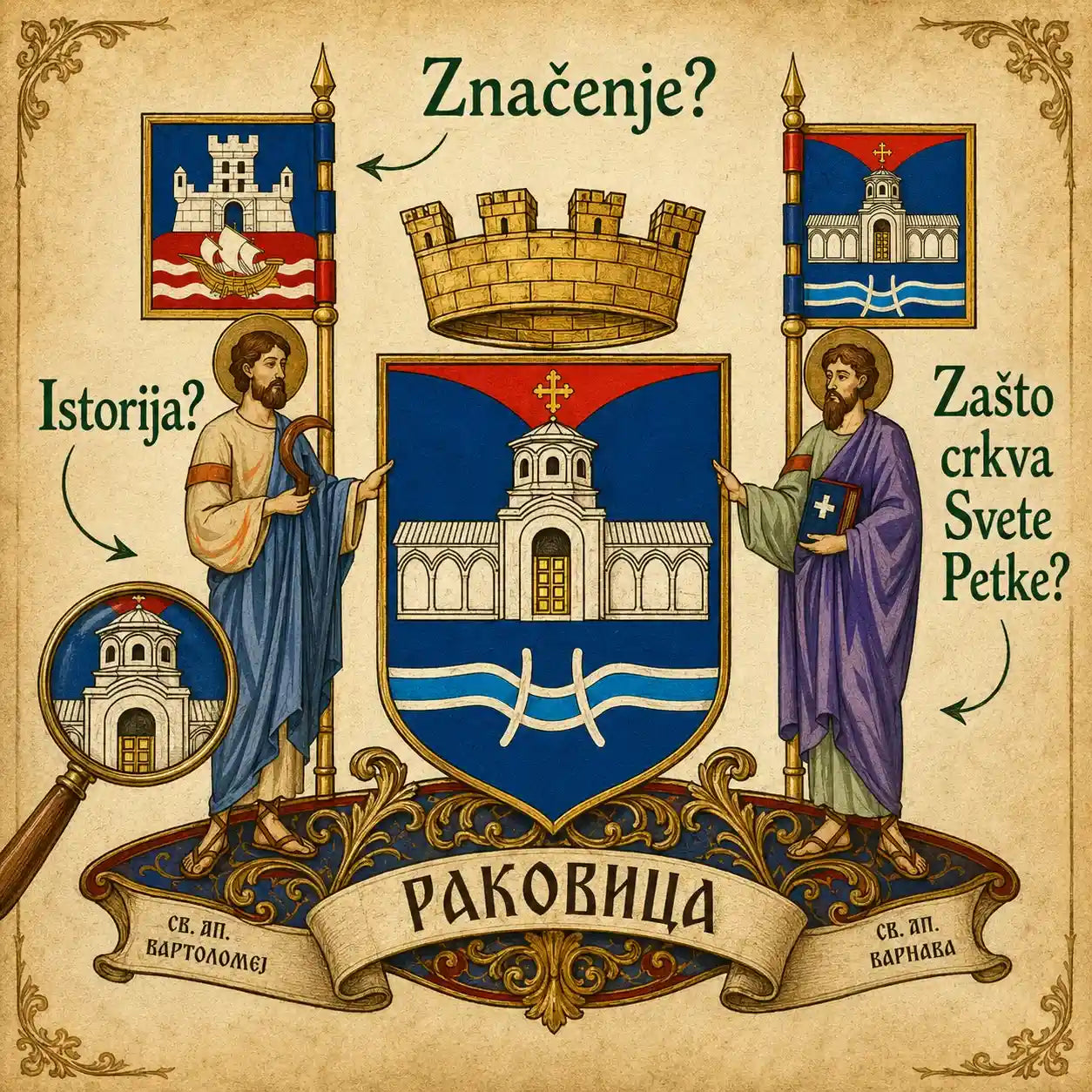 Grb gradske opštine Rakovica - istorija, značenje i simbolika