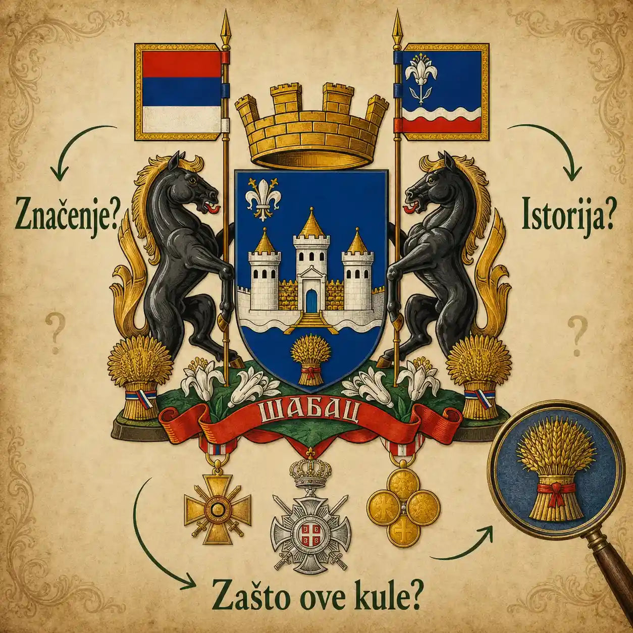 Grb grada Šapca - istorija, značenje i simbolika