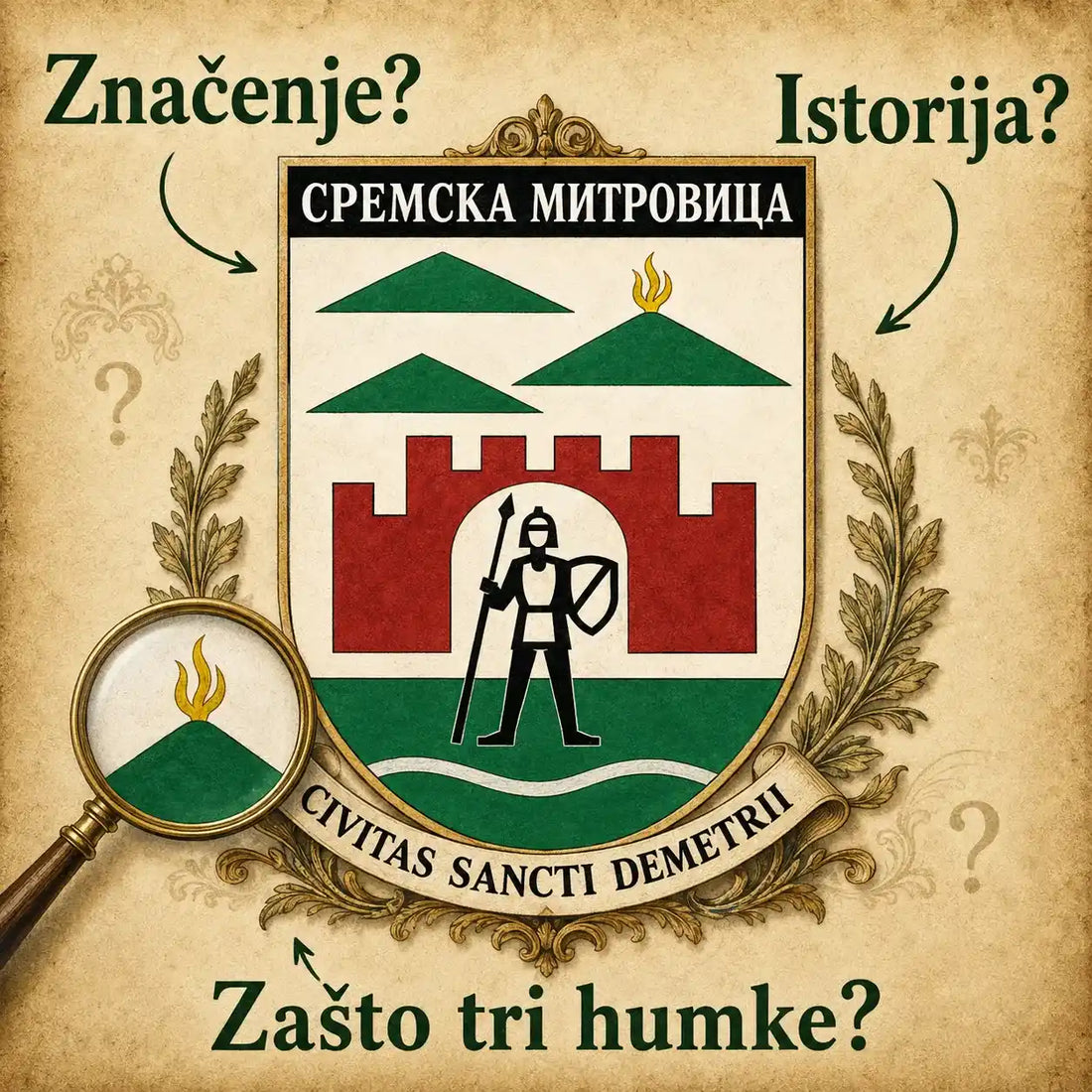 Grb grada Sremska Mitrovica - istorija, značenje i simbolika