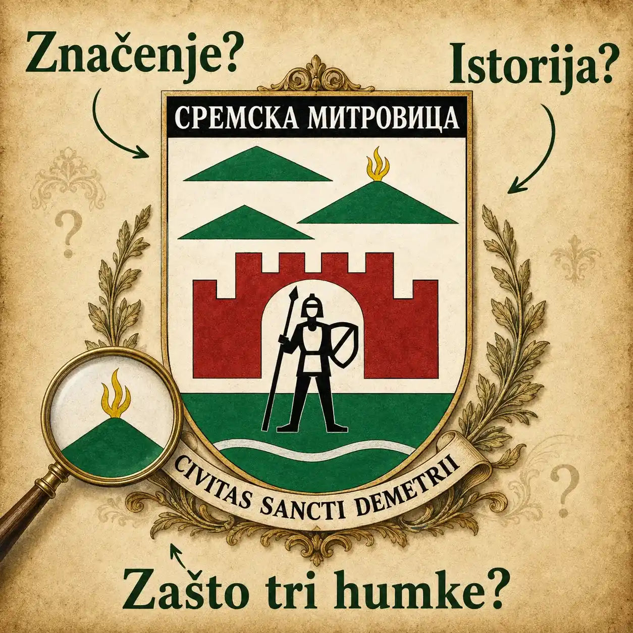 Grb grada Sremska Mitrovica - istorija, značenje i simbolika