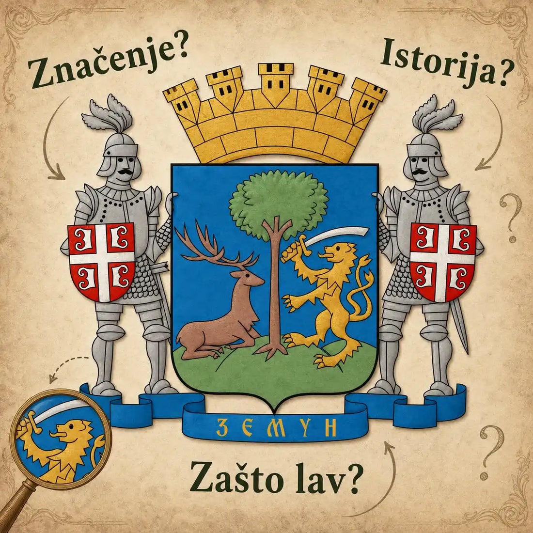 Grb grada Zemuna - istorija, značenje i simbolika