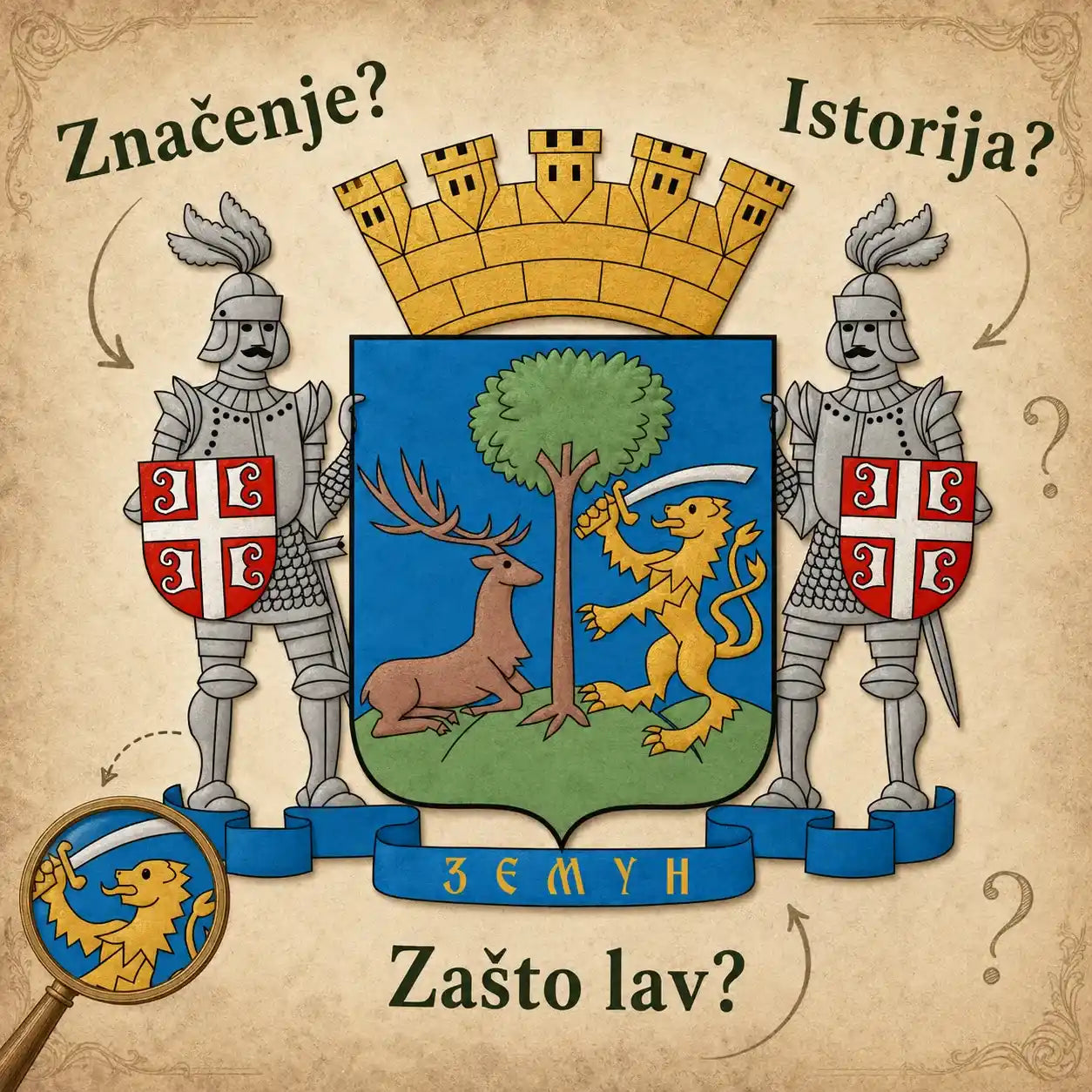 Grb grada Zemuna - istorija, značenje i simbolika