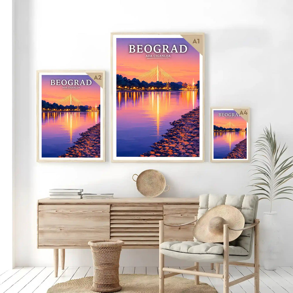 Poster - Beograd - Ada Ciganlija