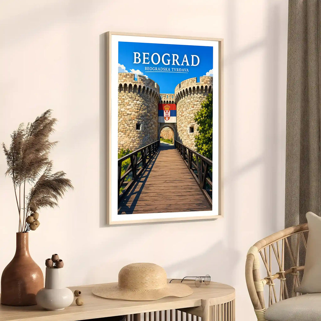 Poster - Beograd- Beogradska tvrđava - poster znamenitost Srbija