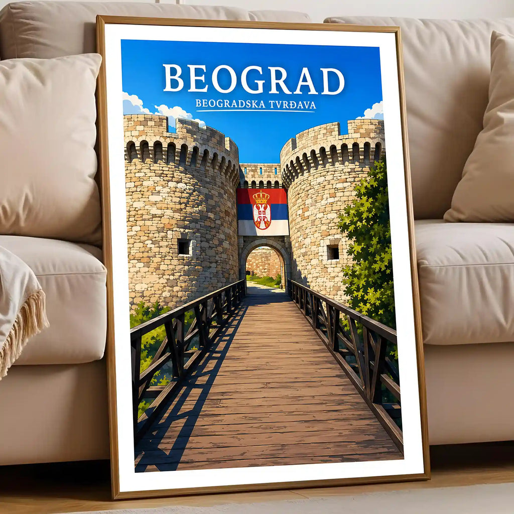 Poster - Beograd- Beogradska tvrđava - poster znamenitost Srbija
