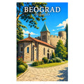 Poster - Beograd - Crkva Ružica - poster znamenitost Srbija