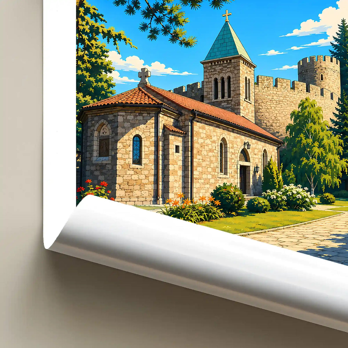 Poster - Beograd - Crkva Ružica