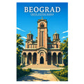 Poster - Beograd- Crkva Svetog Marka - poster znamenitost Srbija