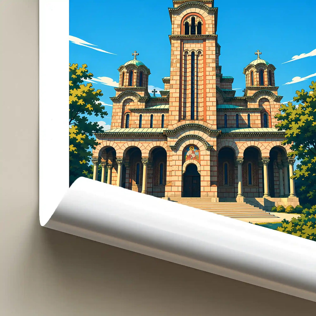 Poster - Beograd- Crkva Svetog Marka
