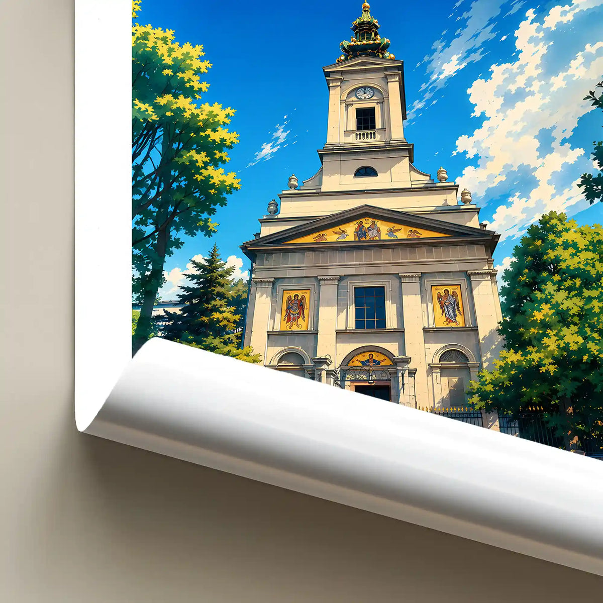 Poster - Beograd- Crkva Svetog arhangela Mihaila