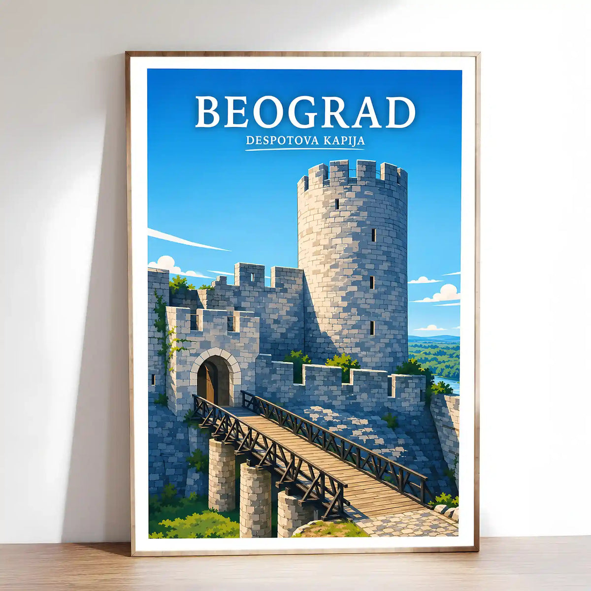 Poster - Beograd - Despotova kapija - poster znamenitost Srbija