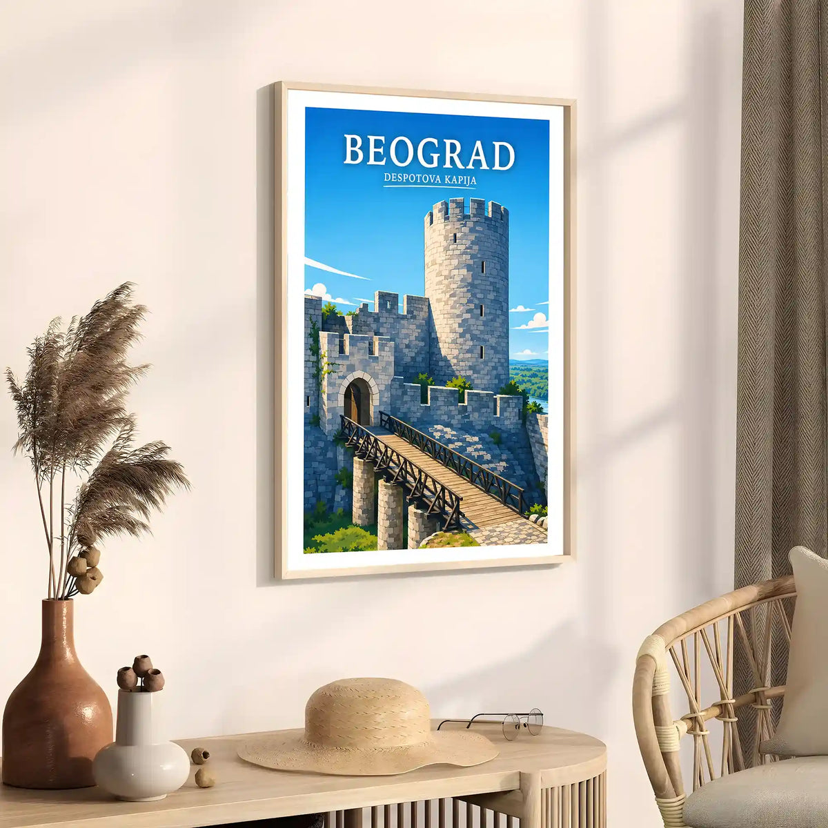 Poster - Beograd - Despotova kapija - poster znamenitost Srbija