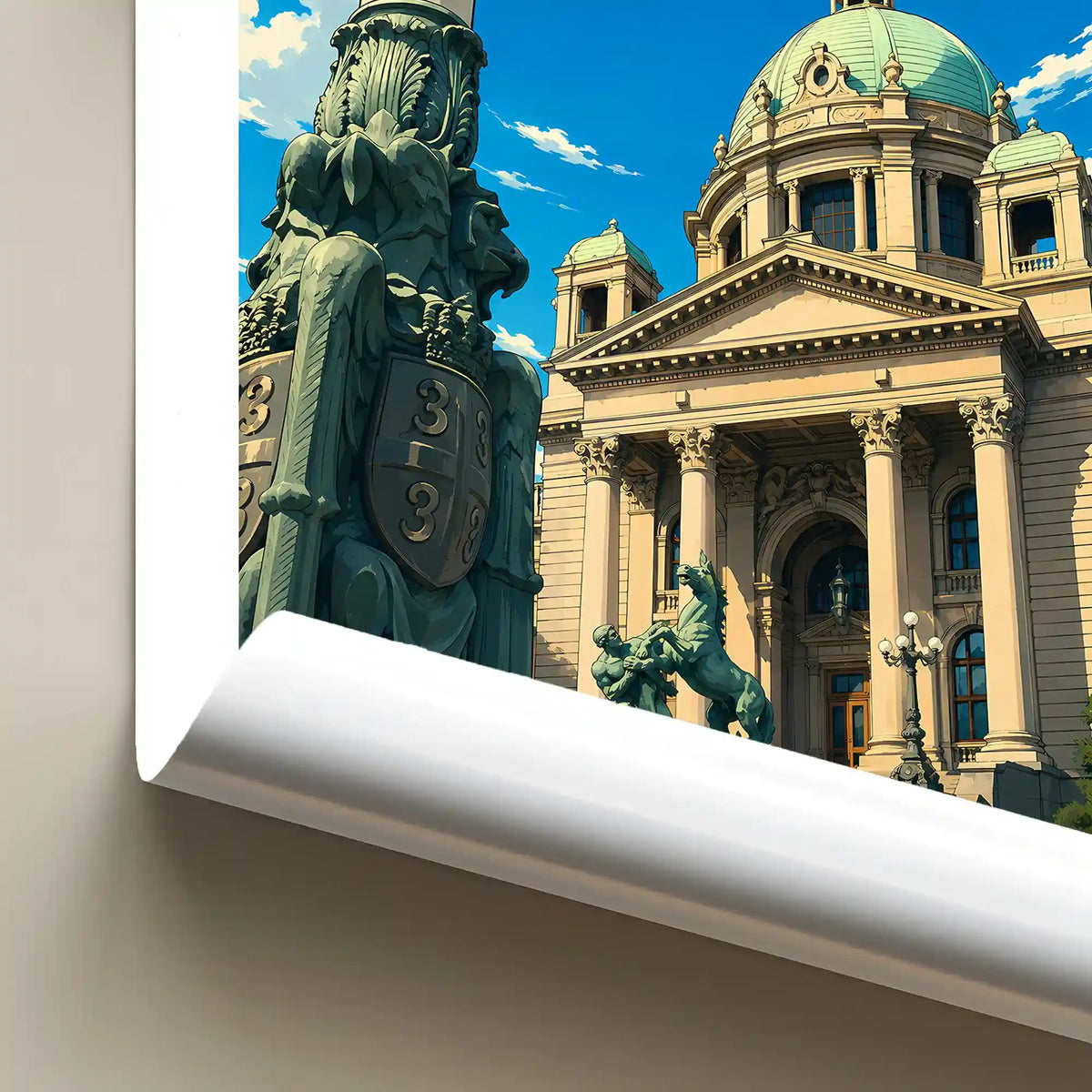 Poster - Beograd- Dom Narodne skupštine Republike Srbije