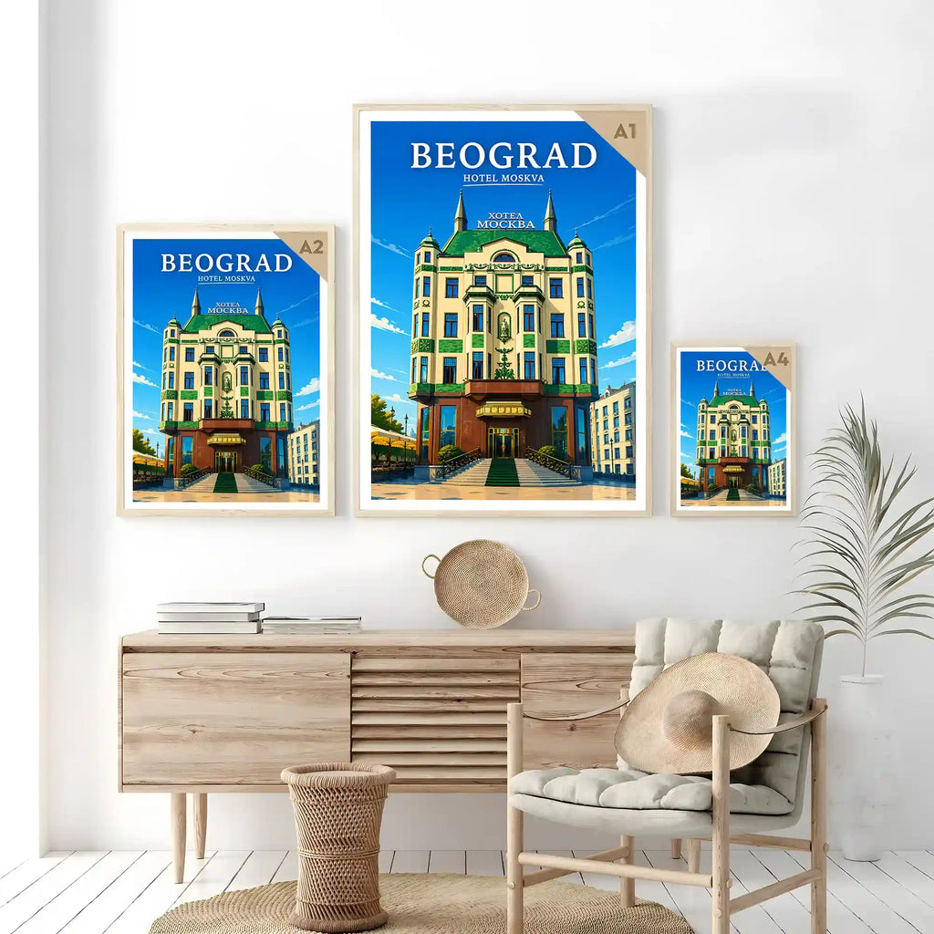 Poster - Beograd - Hotel Moskva