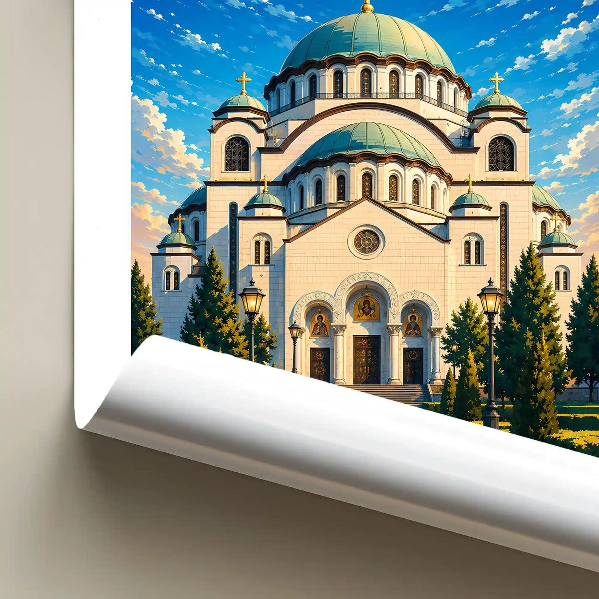 Poster - Beograd - Hram Svetog Save