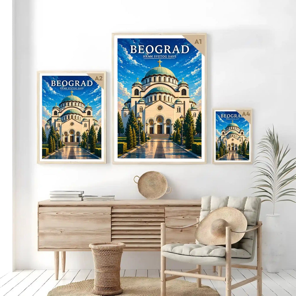 Poster - Beograd - Hram Svetog Save