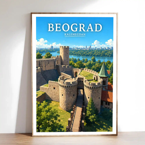 Poster - Beograd - Kalemegdan - poster znamenitost Srbija