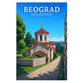 Poster - Beograd- Kapela Svete Petke - poster znamenitost Srbija