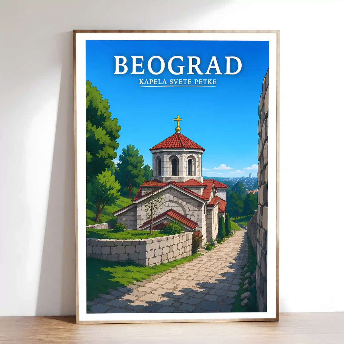 Poster - Beograd- Kapela Svete Petke - poster znamenitost Srbija