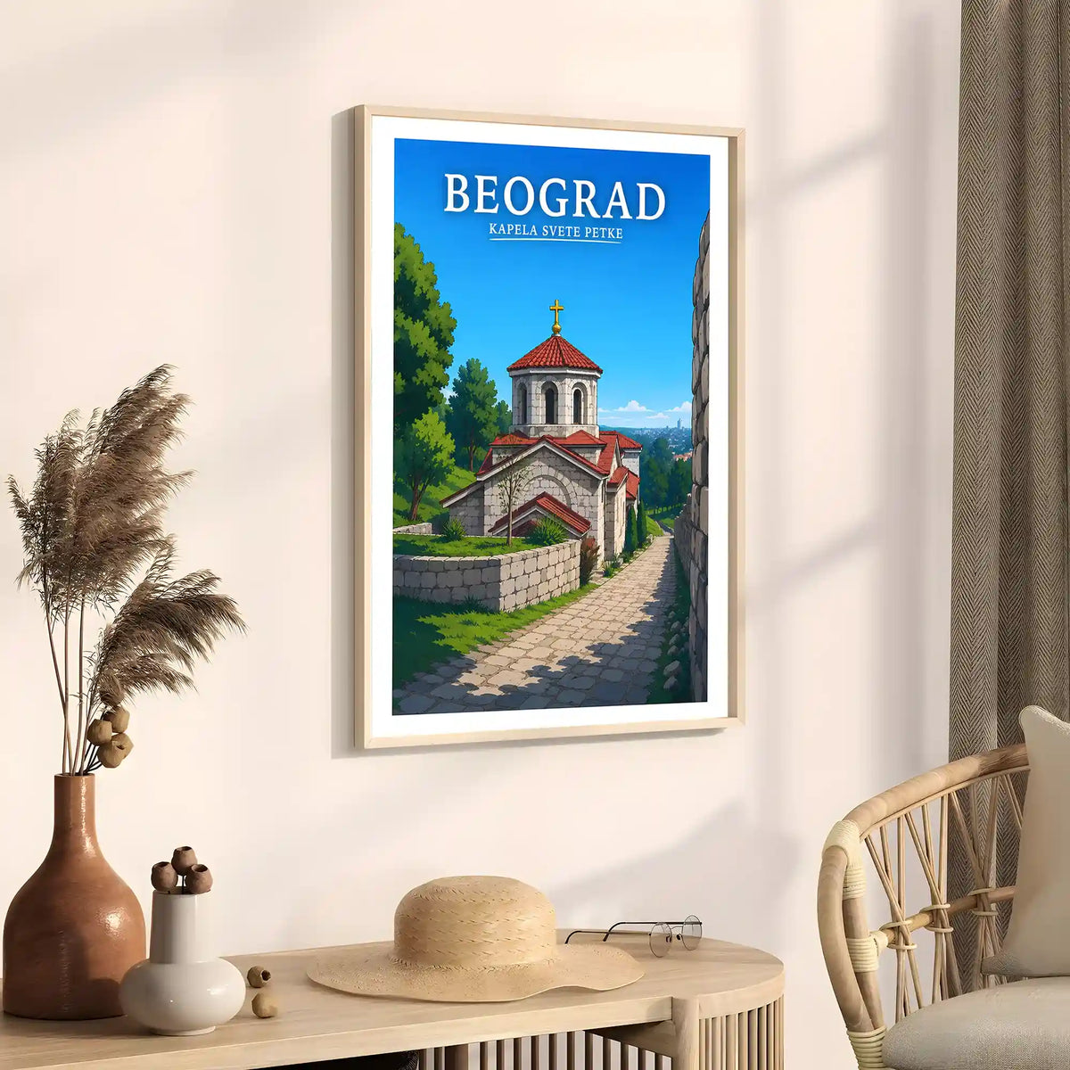 Poster - Beograd- Kapela Svete Petke - poster znamenitost Srbija