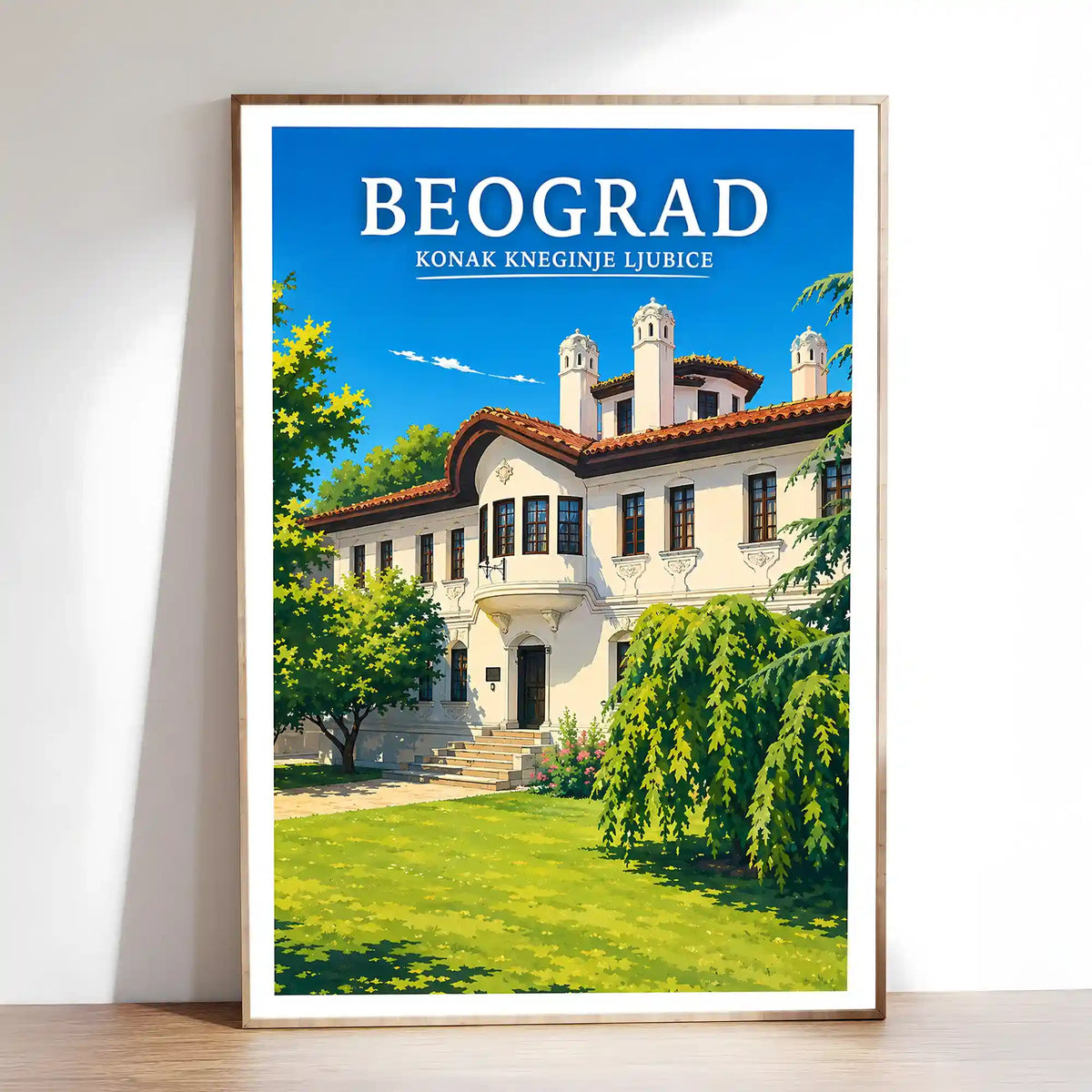 Poster - Beograd- Konak kneginje Ljubice - poster znamenitost Srbija