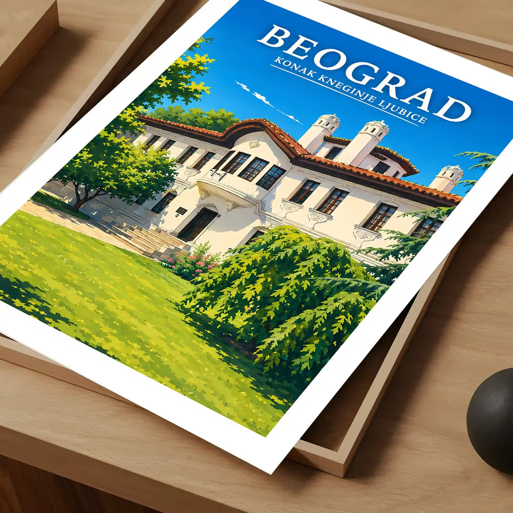 Poster - Beograd- Konak kneginje Ljubice - poster znamenitost Srbija