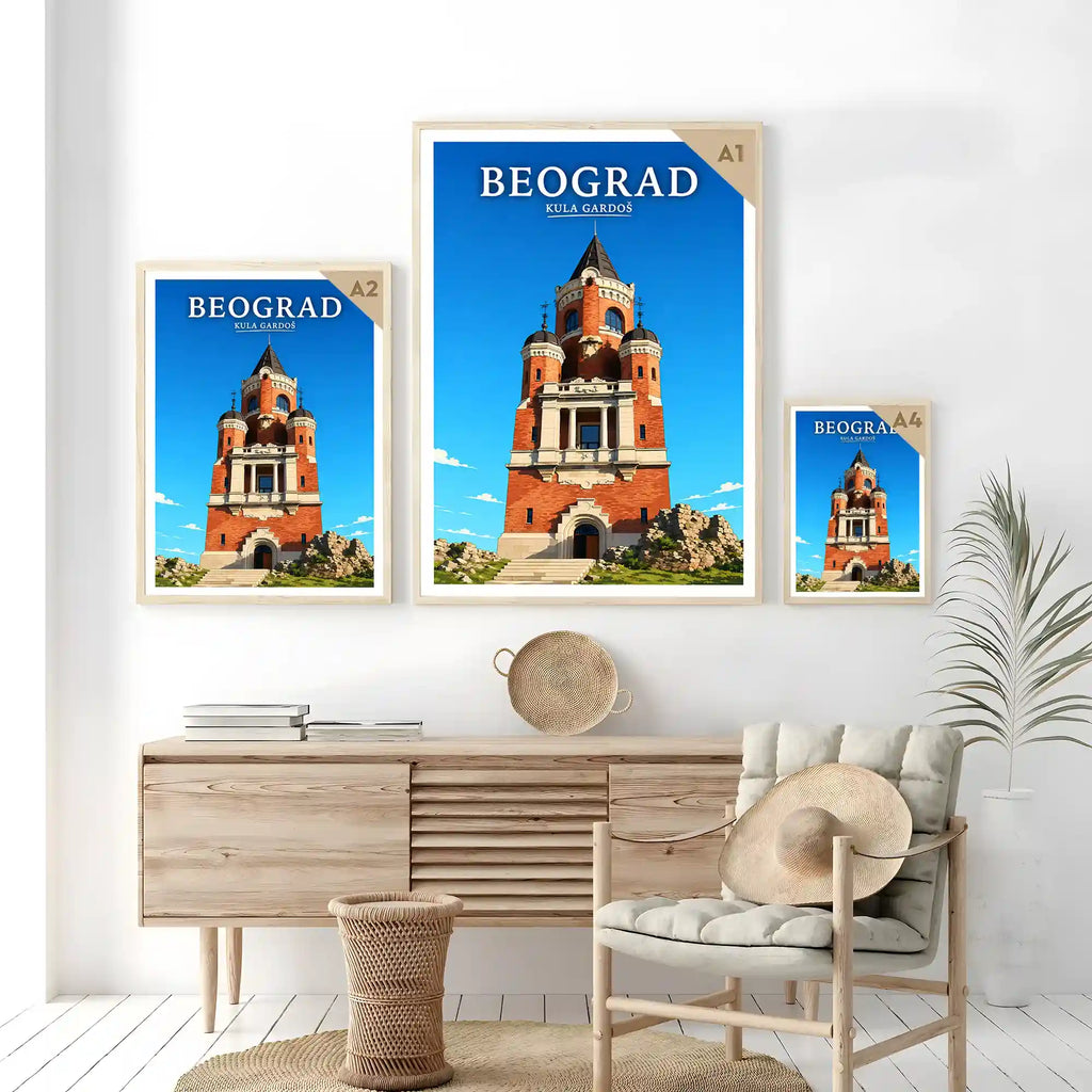 Poster - Beograd - Kula Gardoš