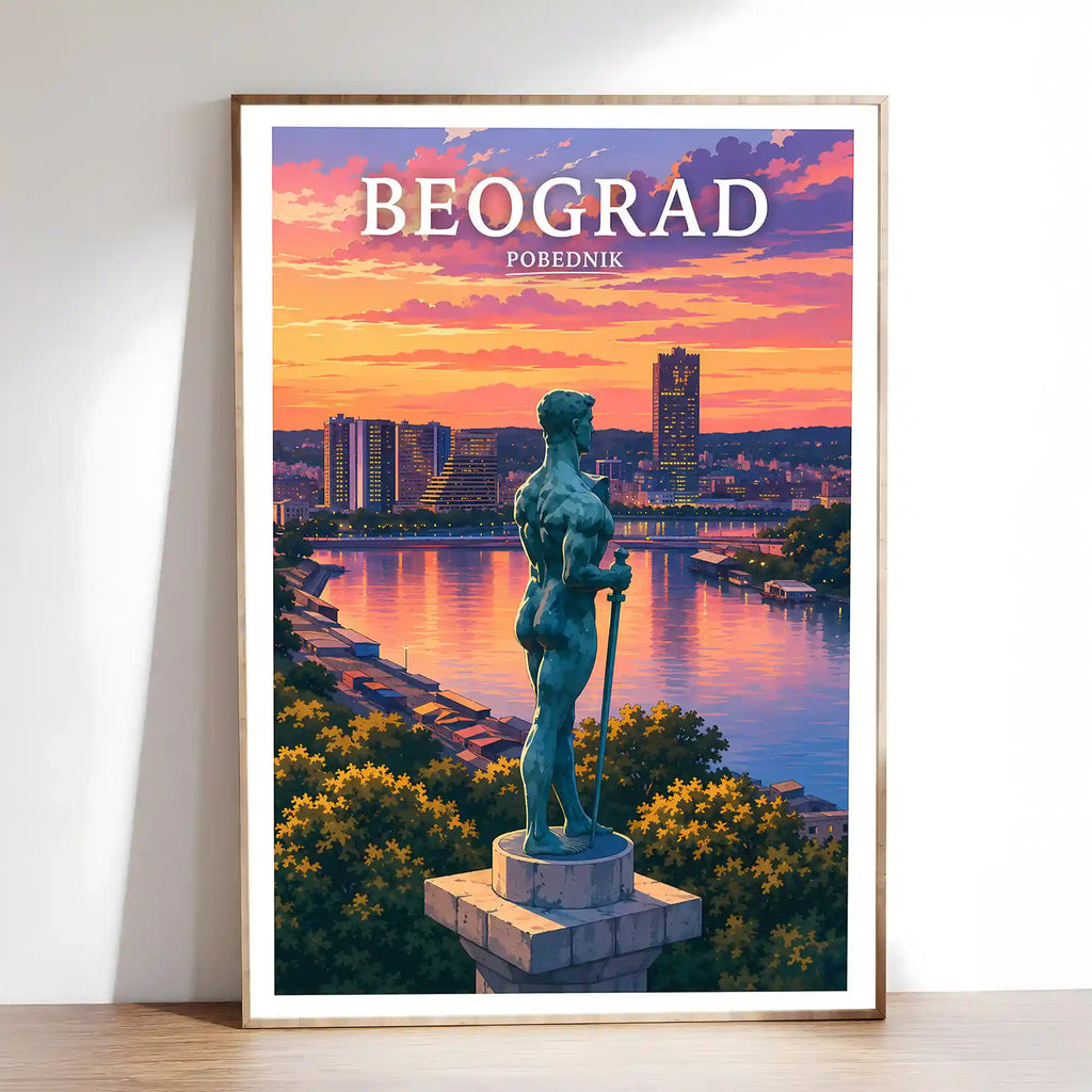 Poster - Beograd - Pobednik - poster znamenitost Srbija