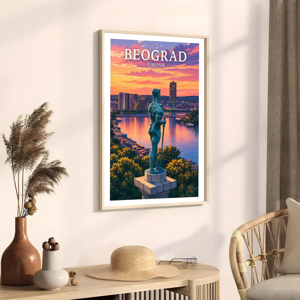 Poster - Beograd - Pobednik - poster znamenitost Srbija