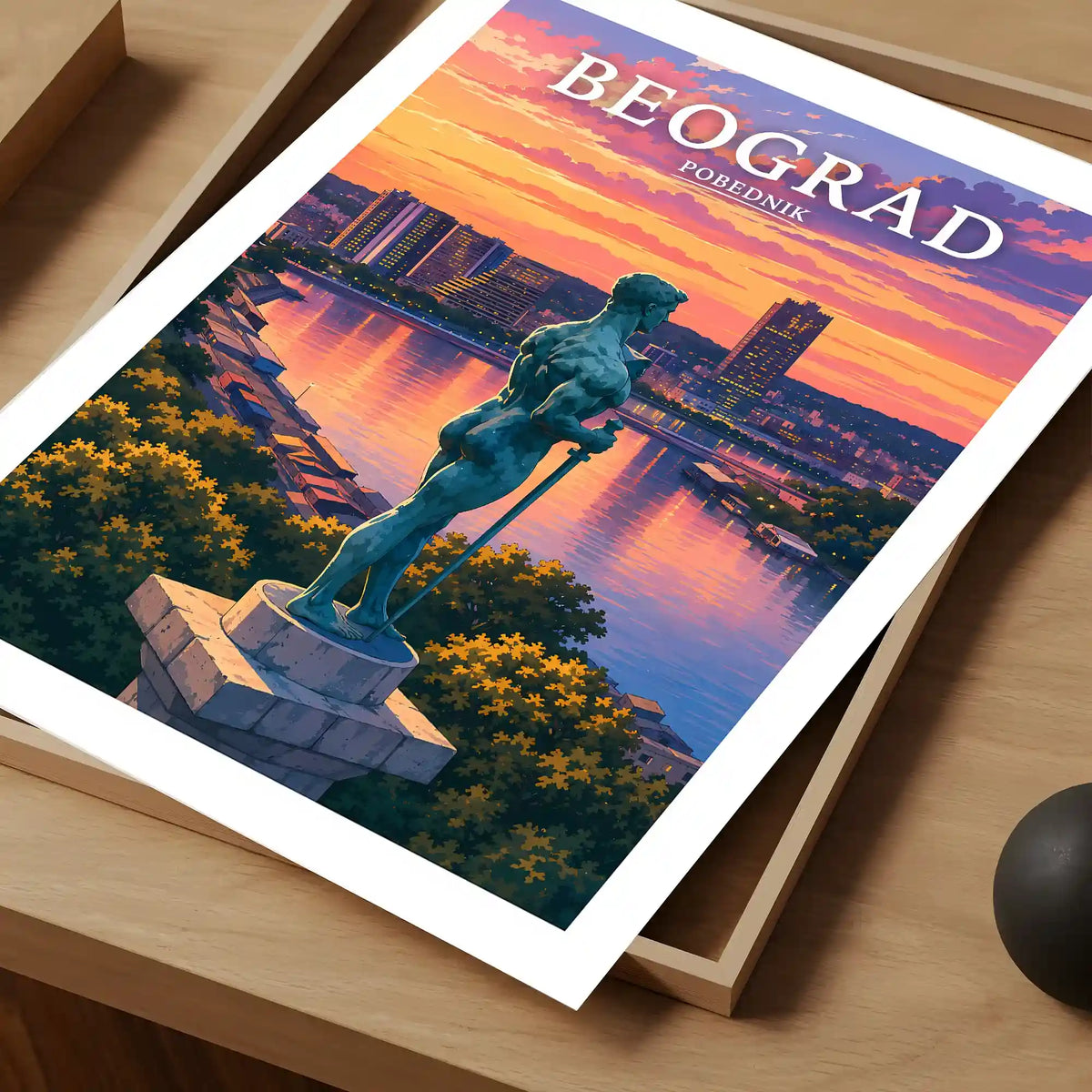 Poster - Beograd - Pobednik - poster znamenitost Srbija