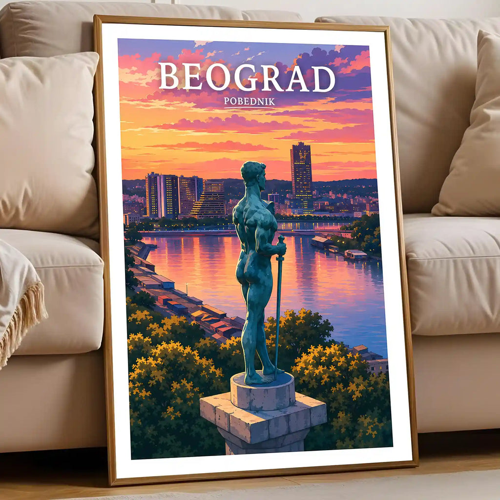 Poster - Beograd - Pobednik - poster znamenitost Srbija