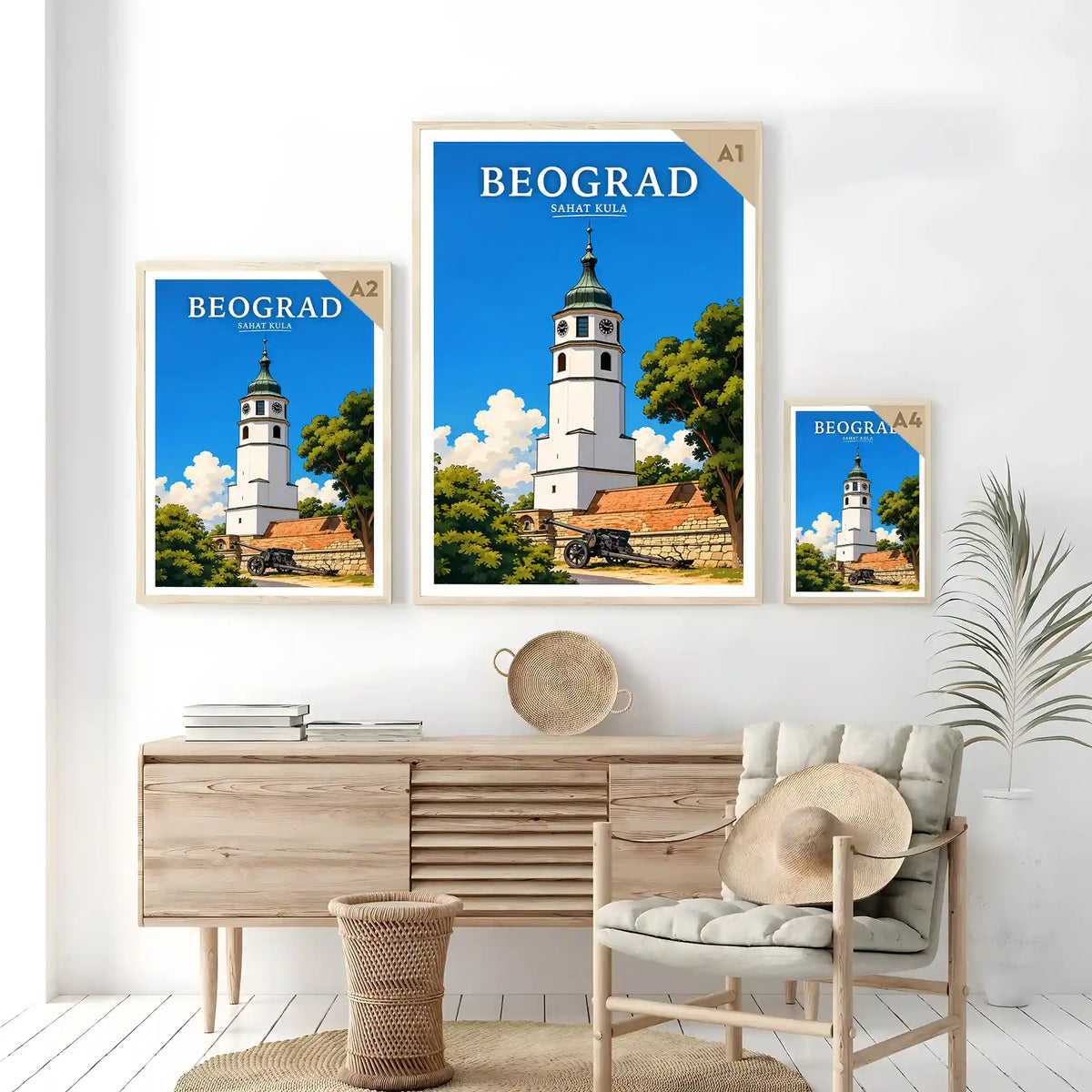 Poster - Beograd - Sahat kula