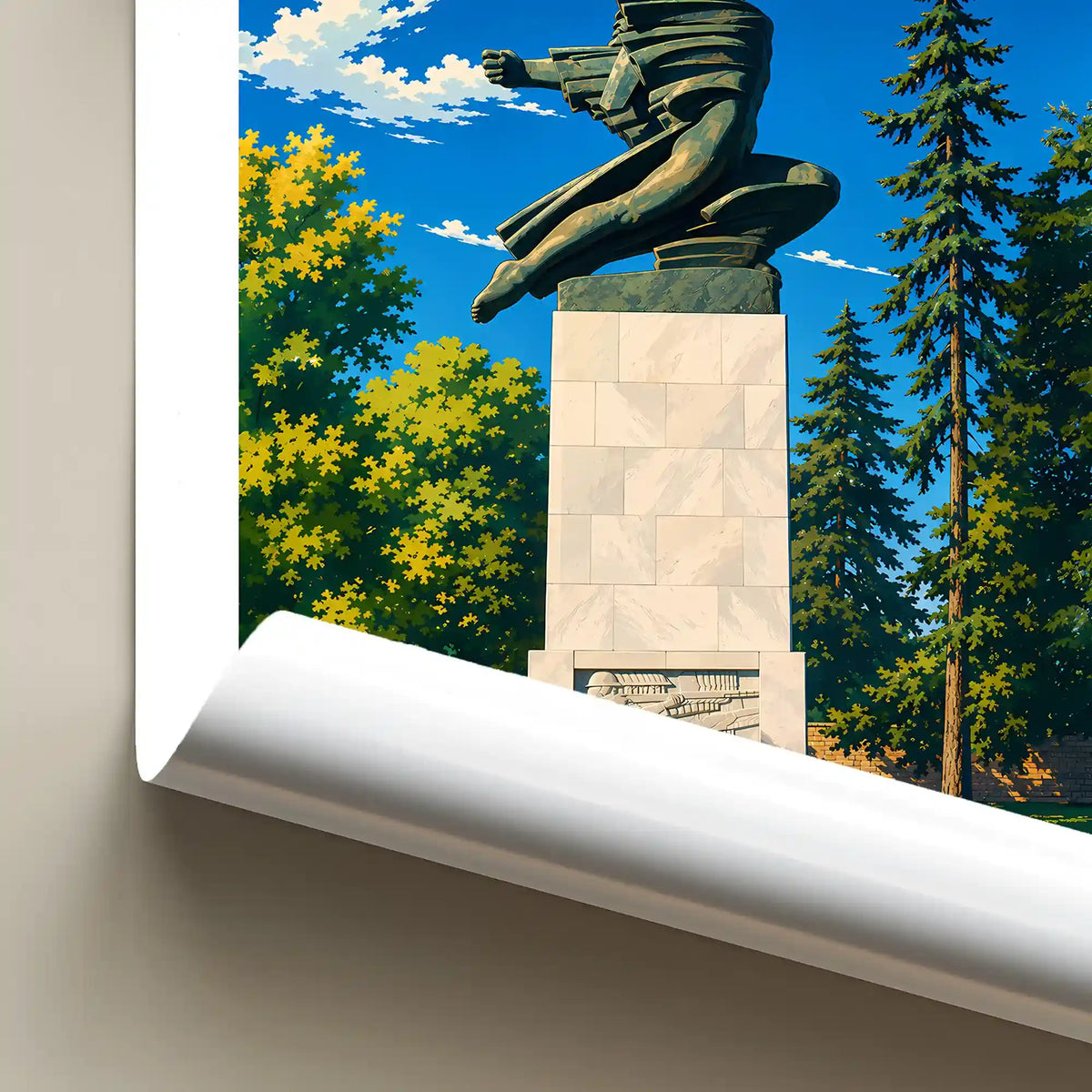 Poster - Beograd- Spomenik zahvalnosti Francuskoj