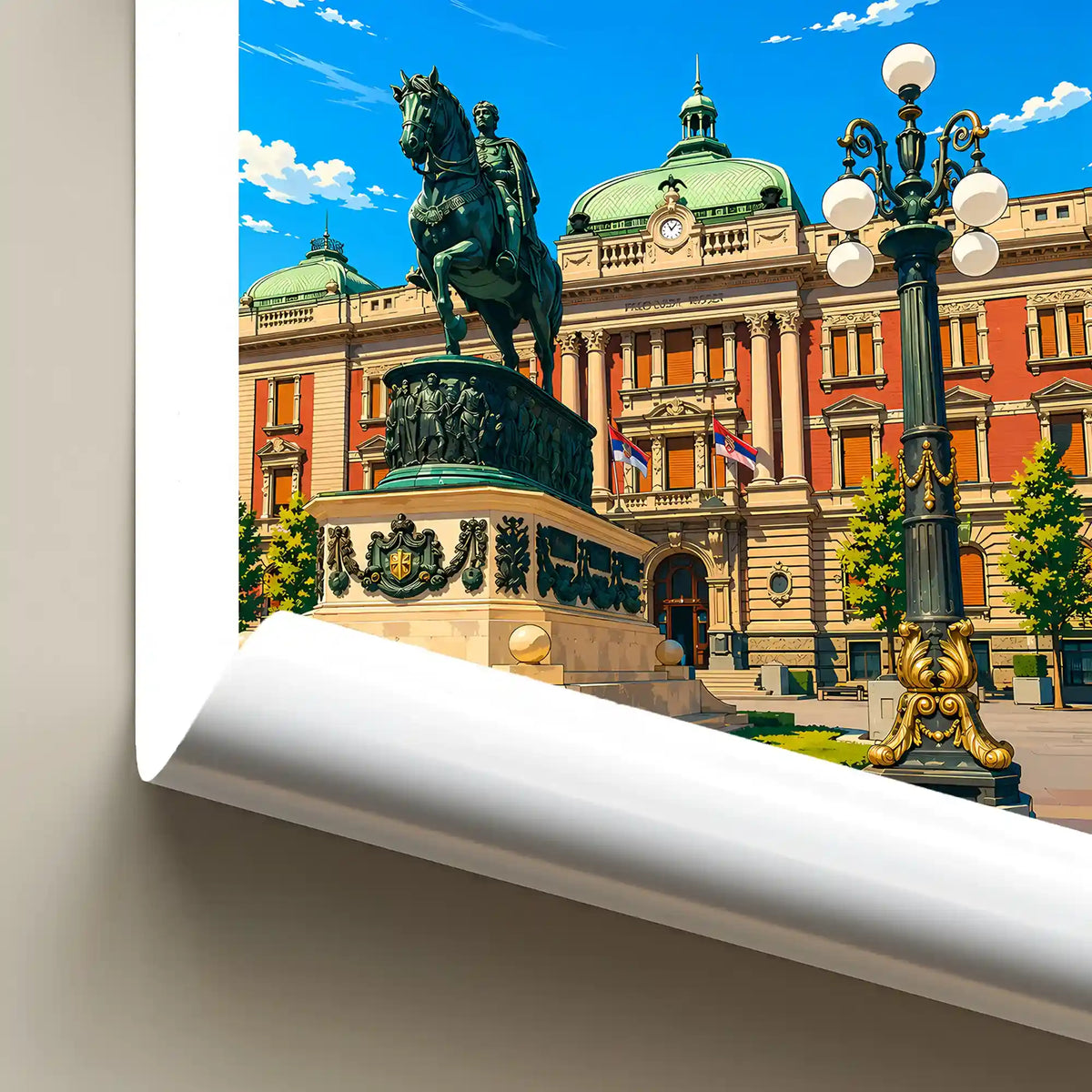 Poster - Beograd - Trg Republike