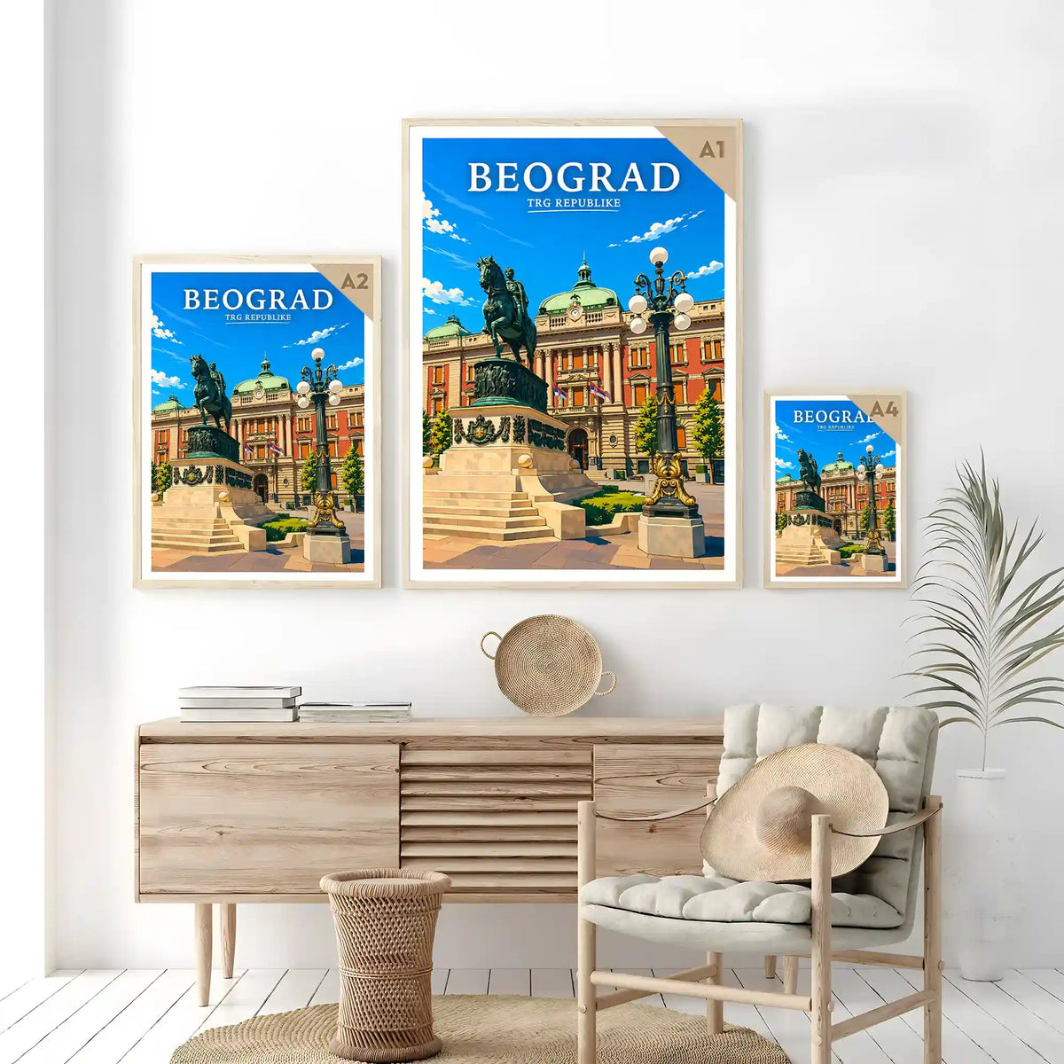 Poster - Beograd - Trg Republike