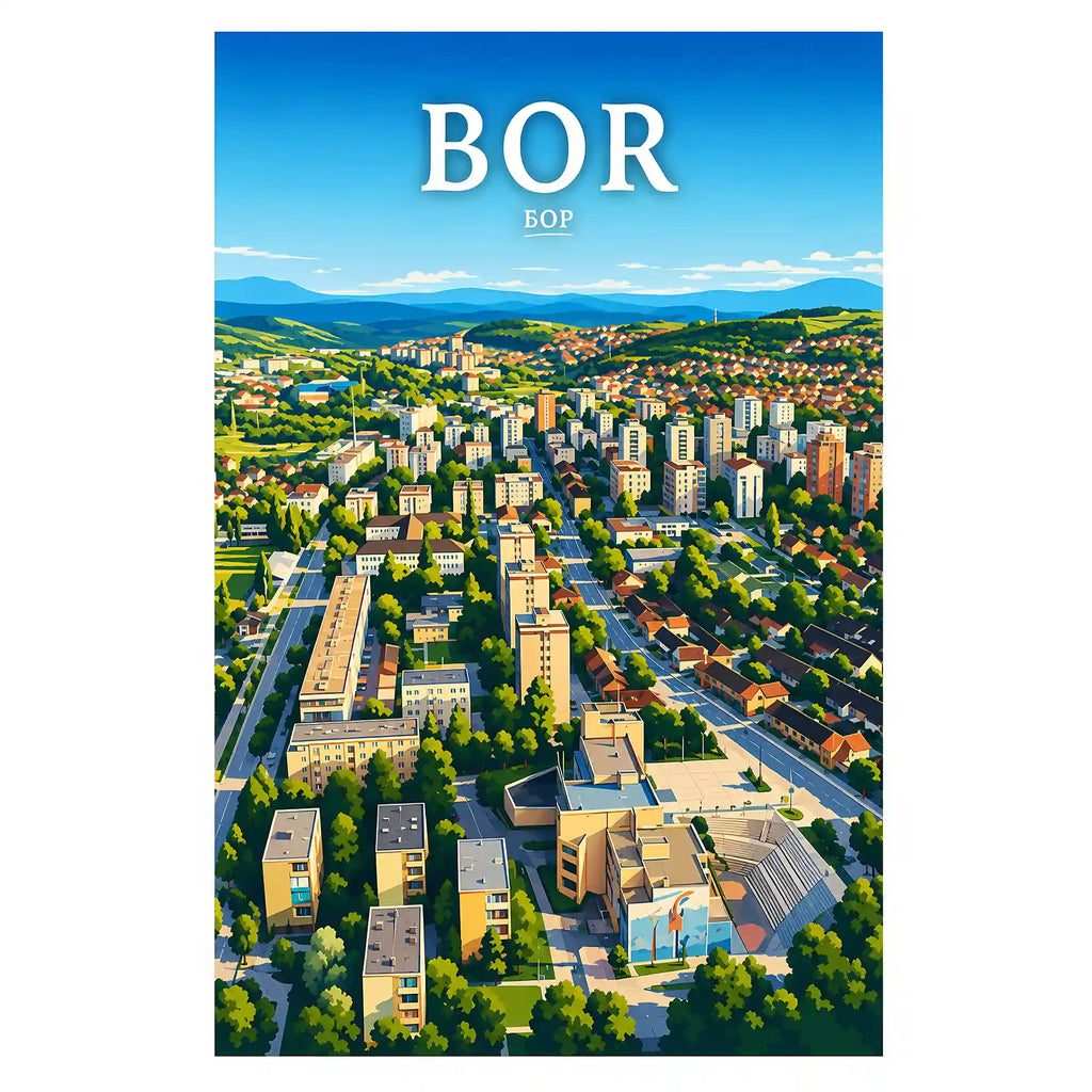 Poster Bor - rudnik bakra