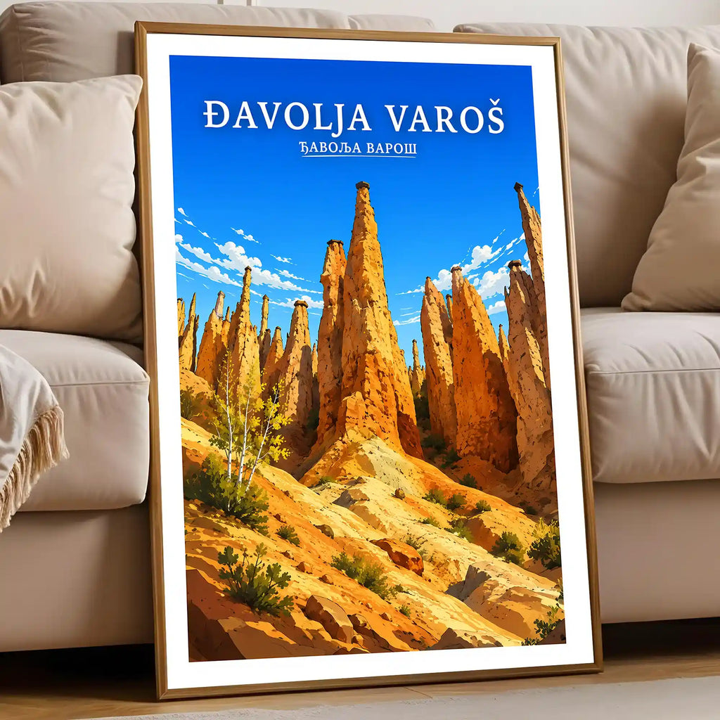 Poster Đavolja Varoš - kamene formacije