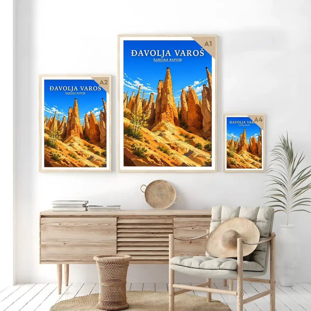 Poster Đavolja Varoš - kamene formacije