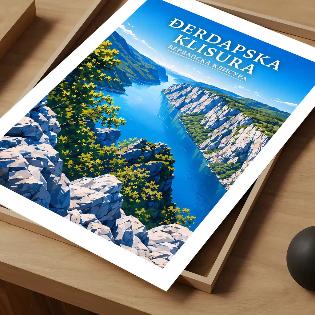 Poster Đerdapska klisura - Gvozdena vrata Dunava