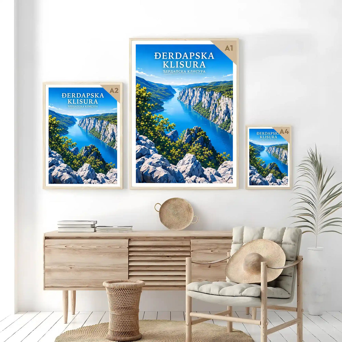 Poster Đerdapska klisura - Gvozdena vrata Dunava