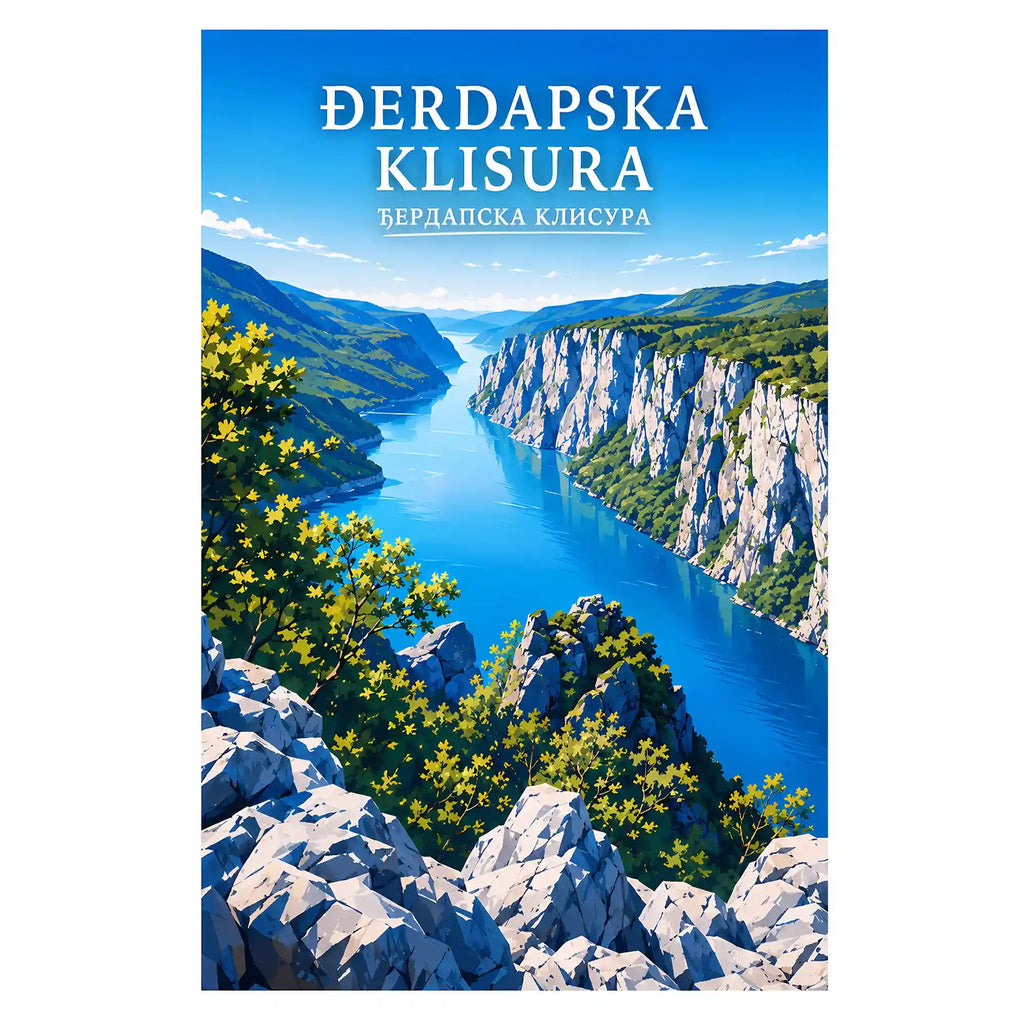 Poster Đerdapska klisura - Gvozdena vrata Dunava