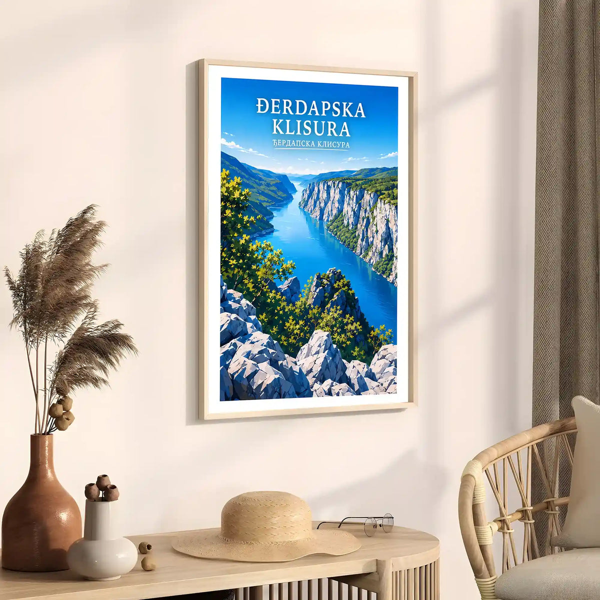 Poster Đerdapska klisura - Gvozdena vrata Dunava