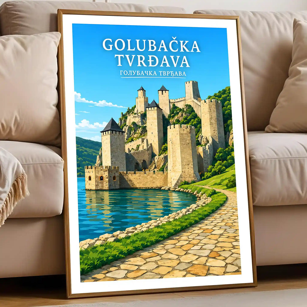 Poster Golubačka tvrđava - kapija Dunava