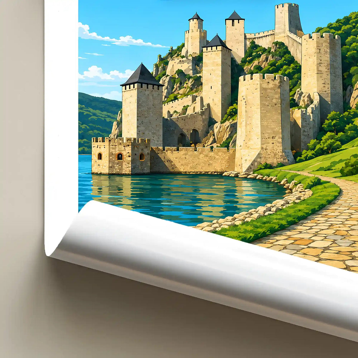 Poster Golubačka tvrđava - kapija Dunava