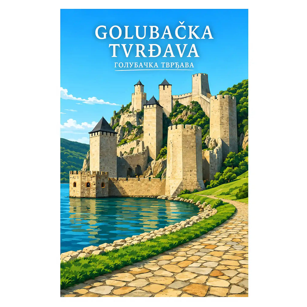 Poster Golubačka tvrđava - kapija Dunava