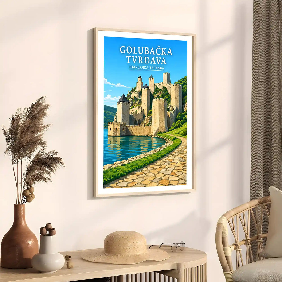 Poster Golubačka tvrđava - kapija Dunava