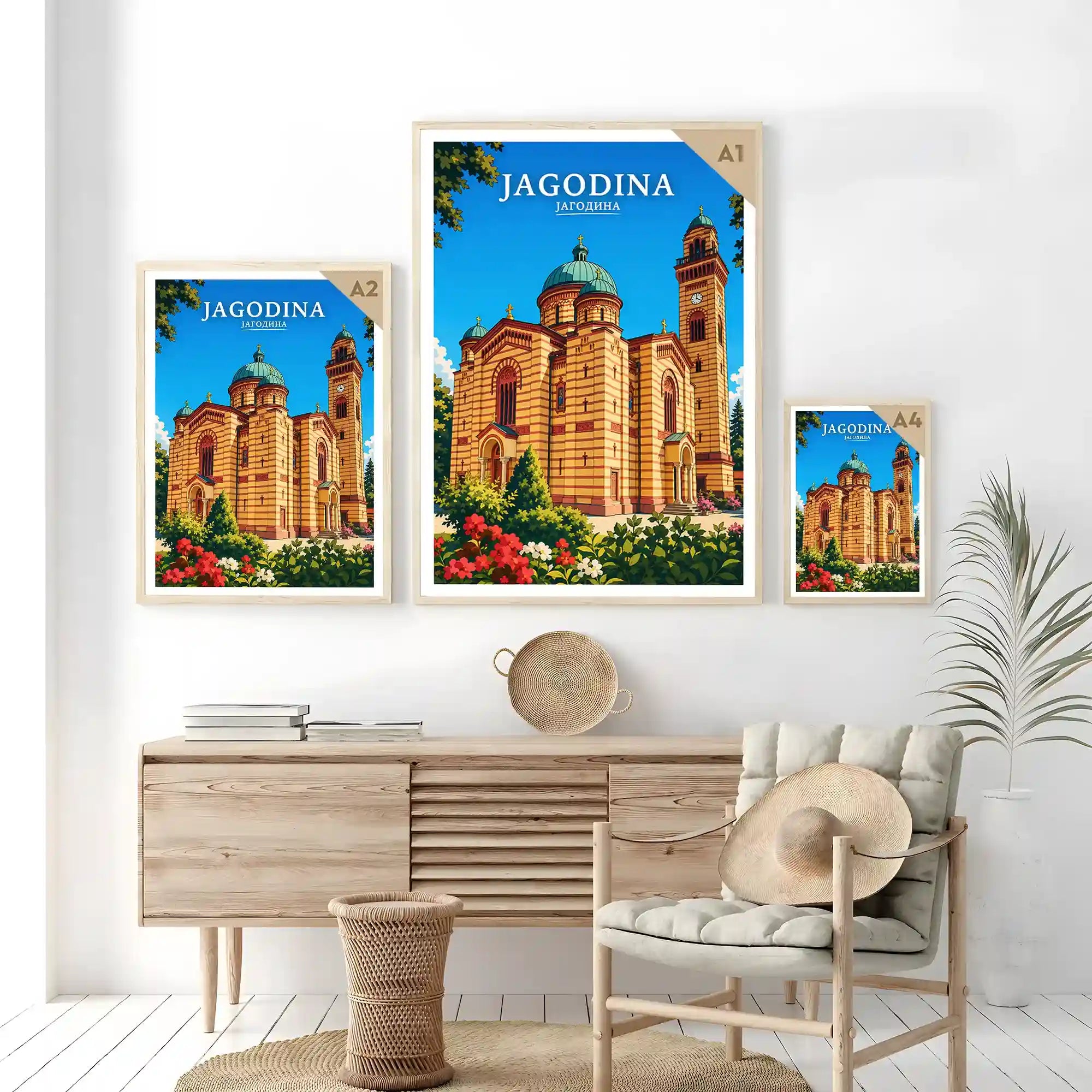 Poster Jagodina - obale Morave