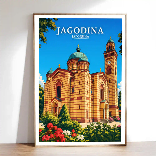 Poster Jagodina - obale Morave